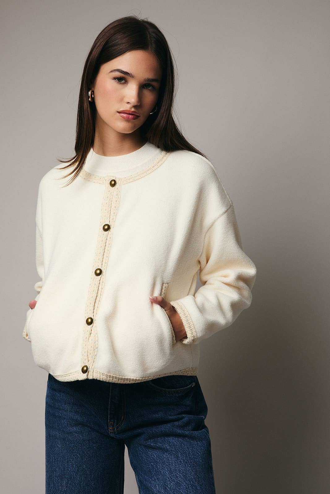 Vivienne Cream Fleece