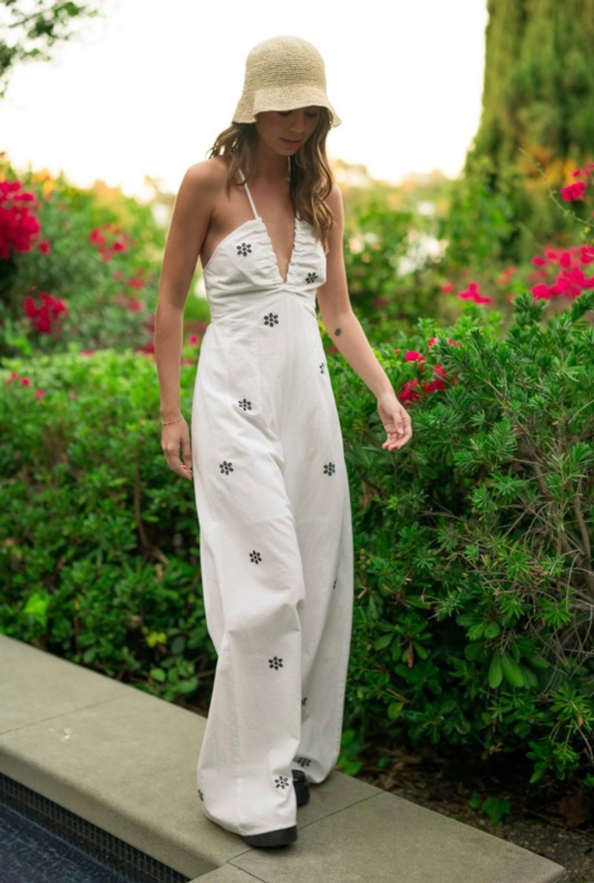 Embroidered Jumpsuit