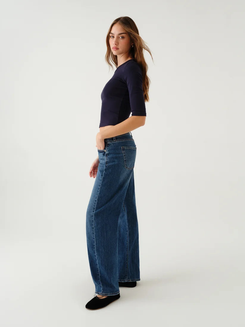 Replay Low Rise V-Waist Soft Barrel in Almost Home