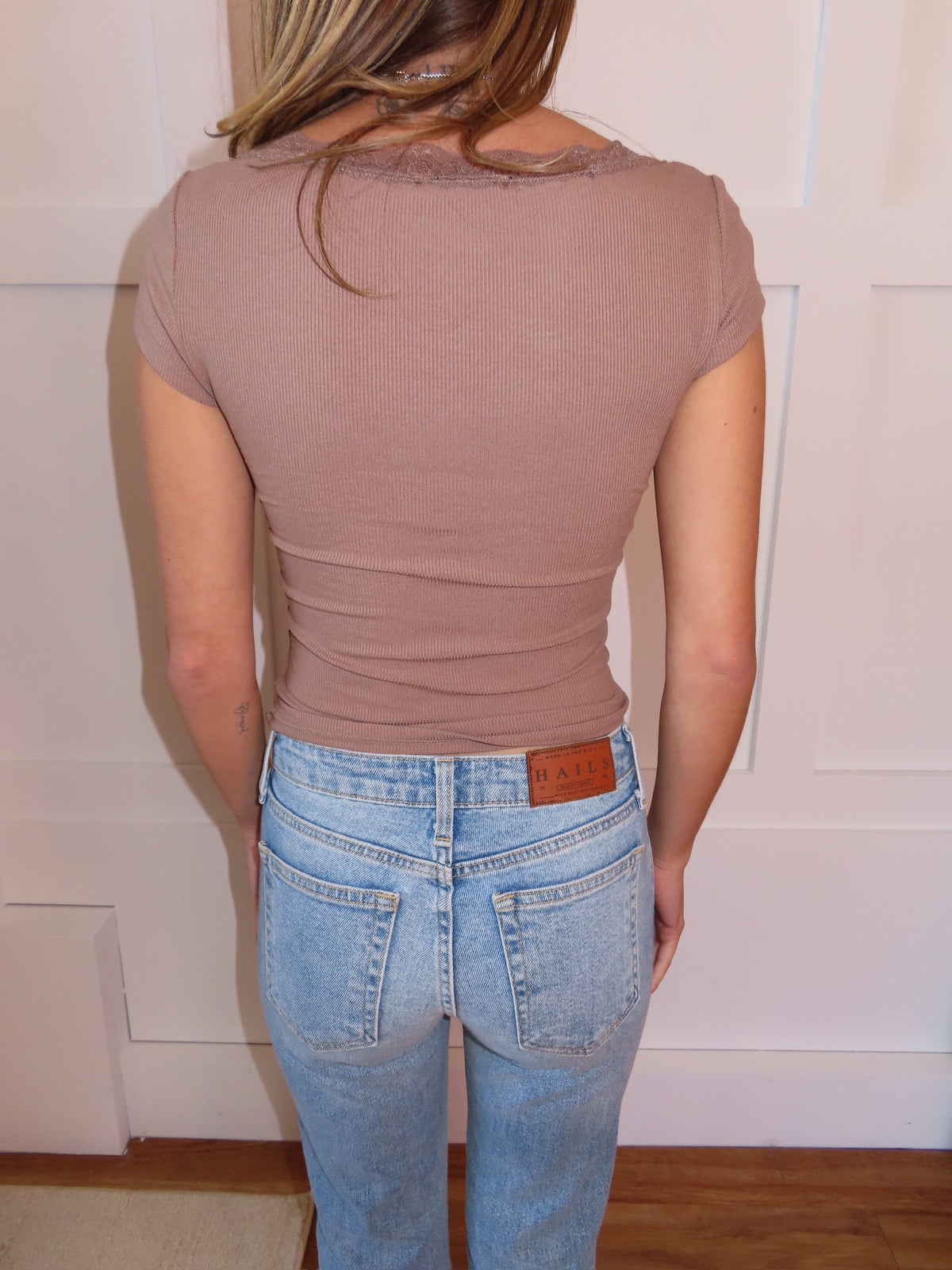 Anya Top in Taupe