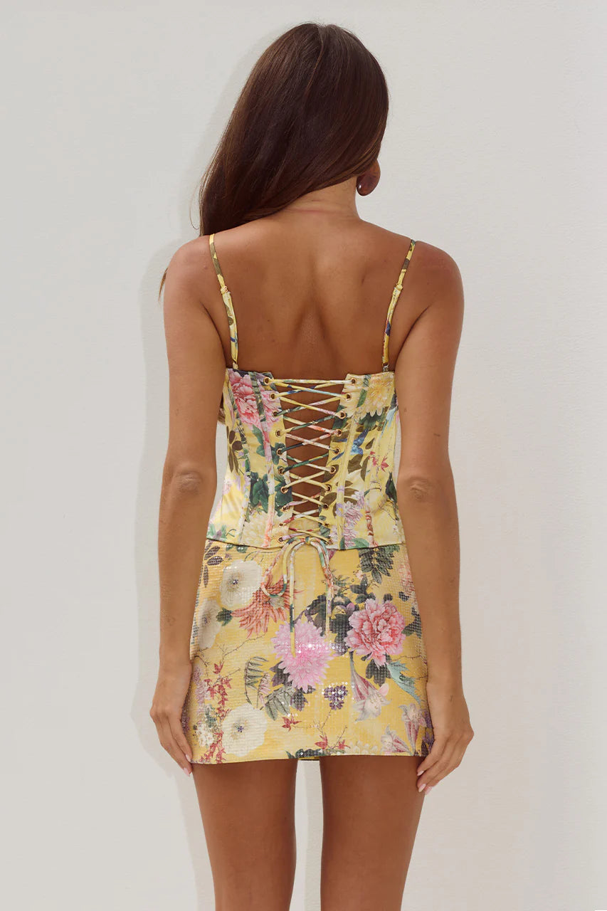 Eli Floral Bustier