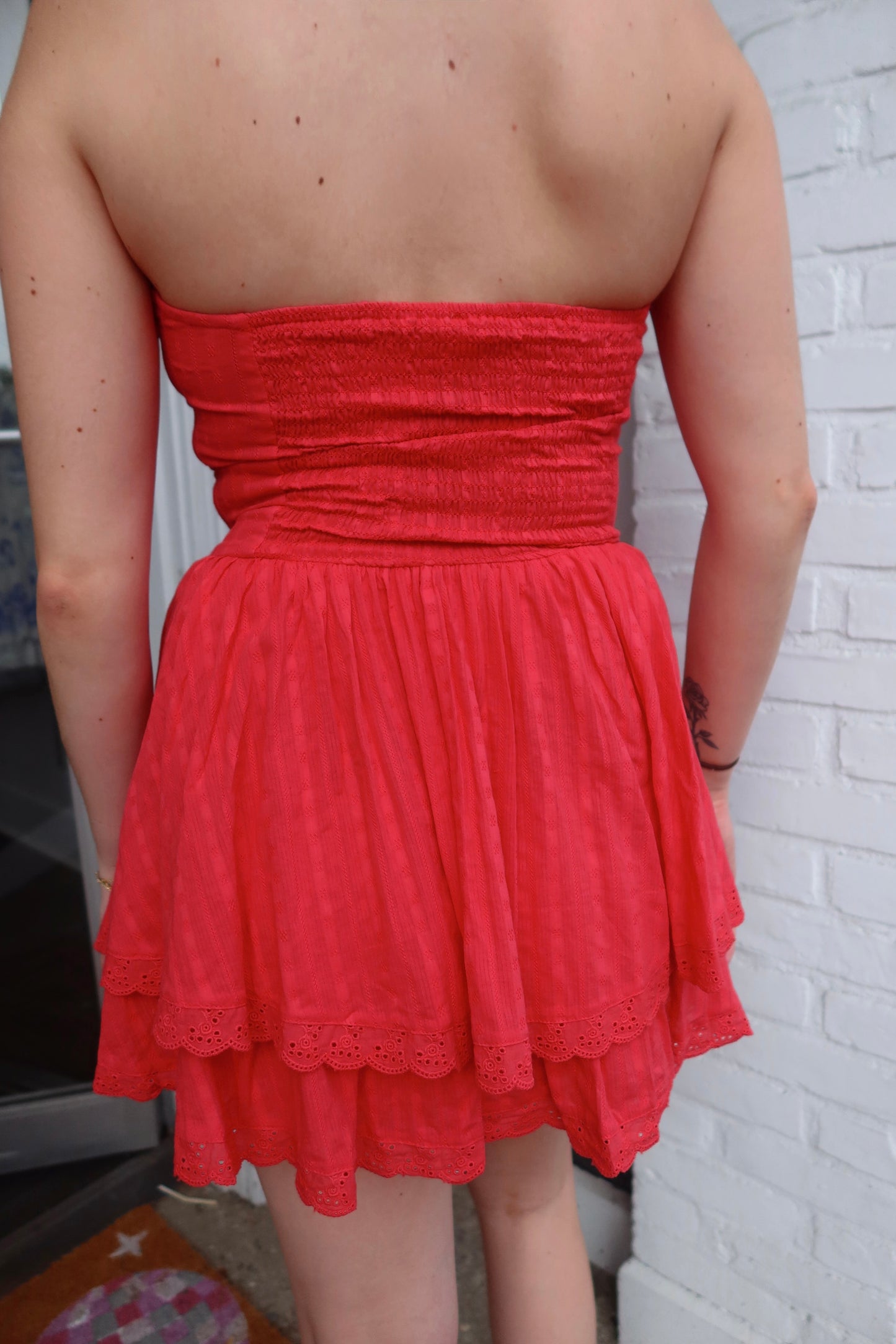 Cherry Ruffle Dress