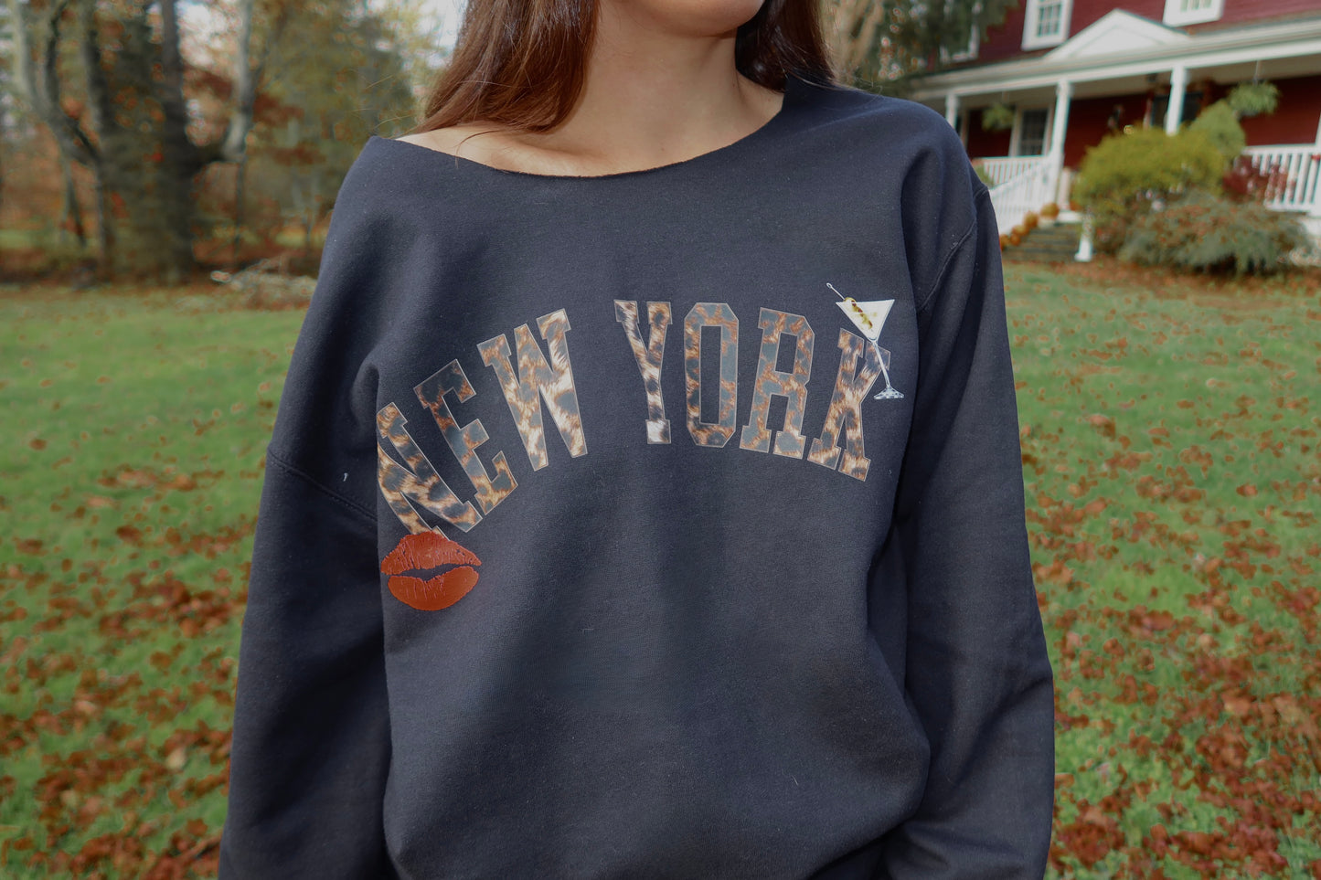 New York Leopard Sweatshirt