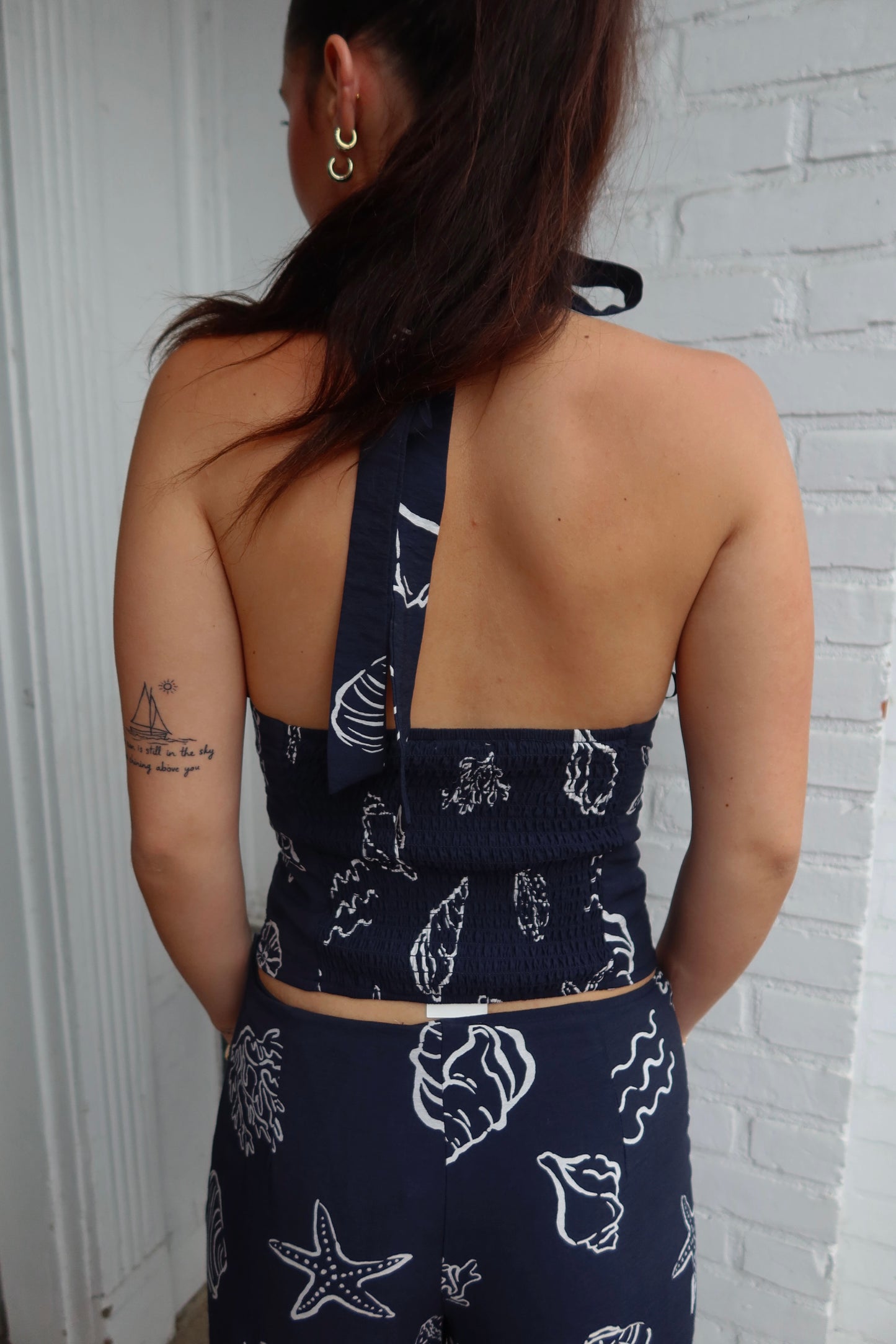 Sammy Shell Halter Top