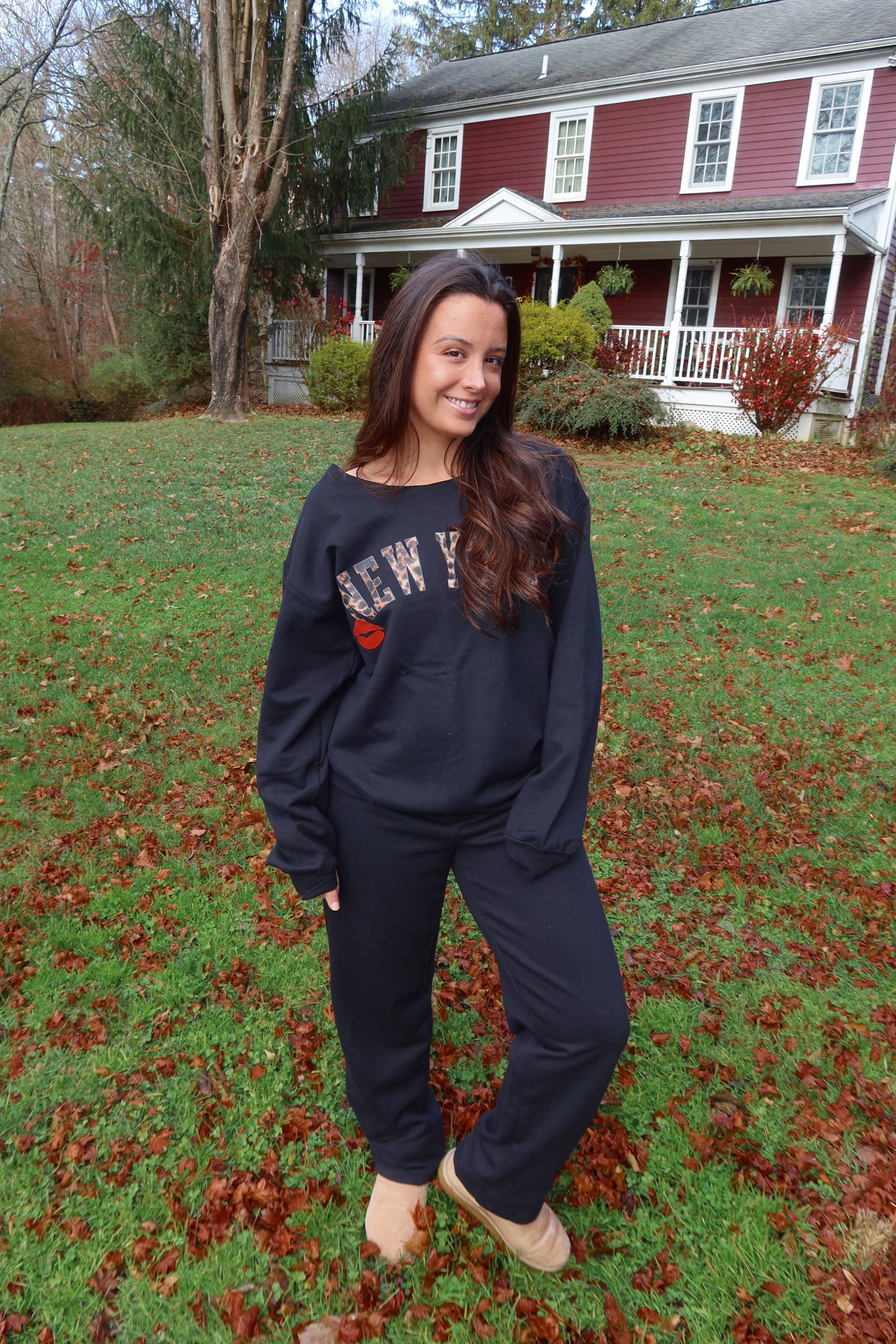 New York Leopard Sweatpants