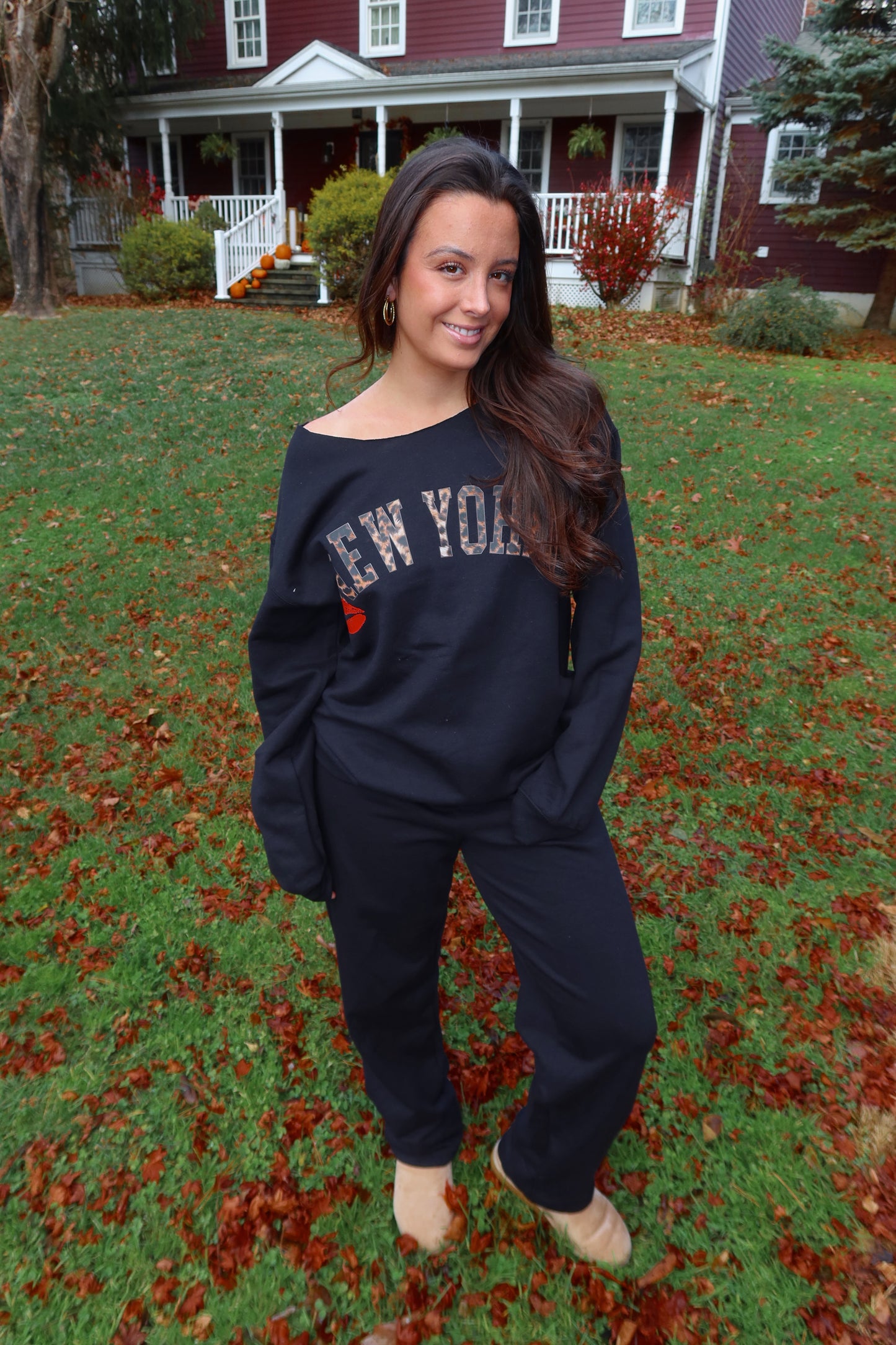 New York Leopard Sweatpants