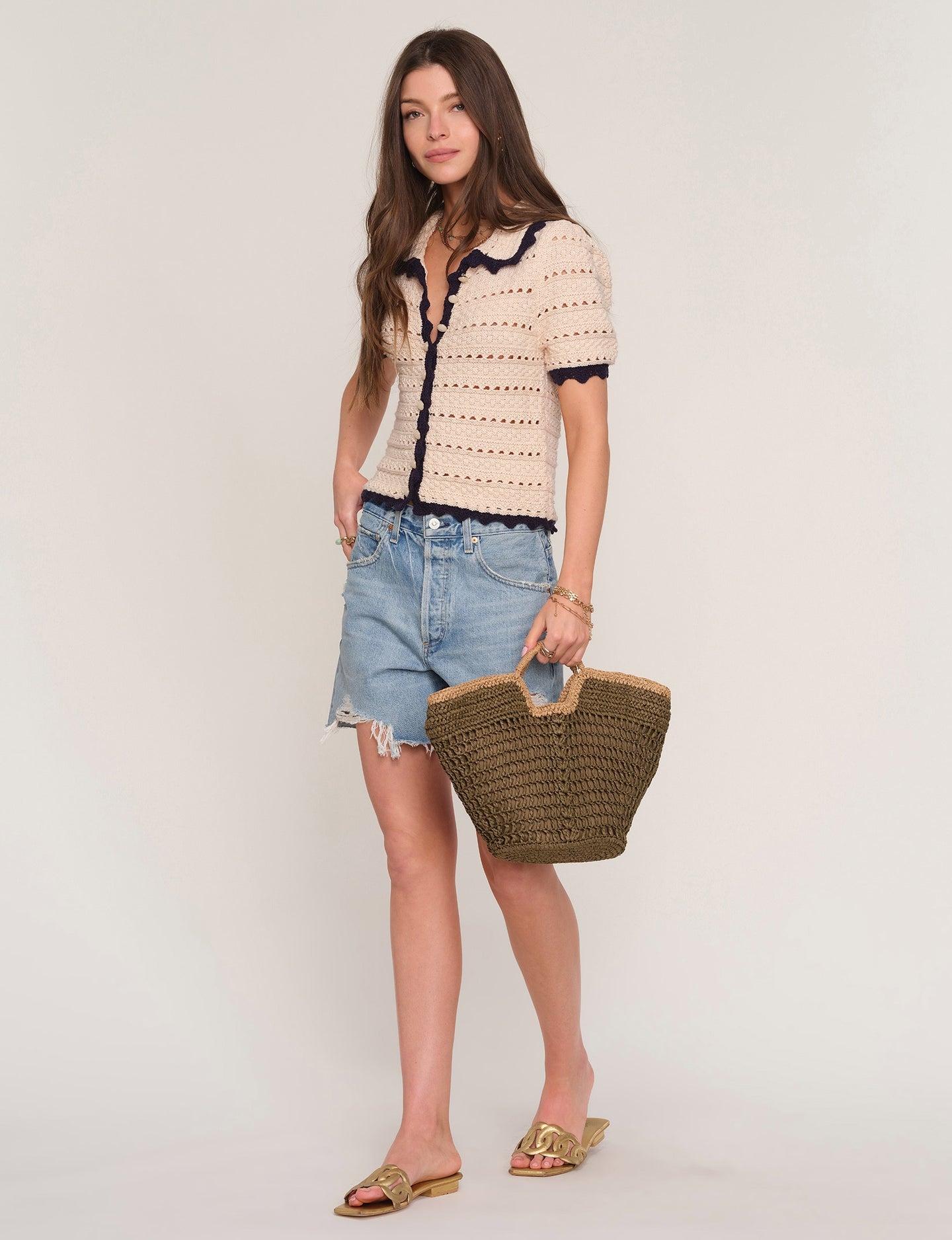 Maggie Cardigan in Cream