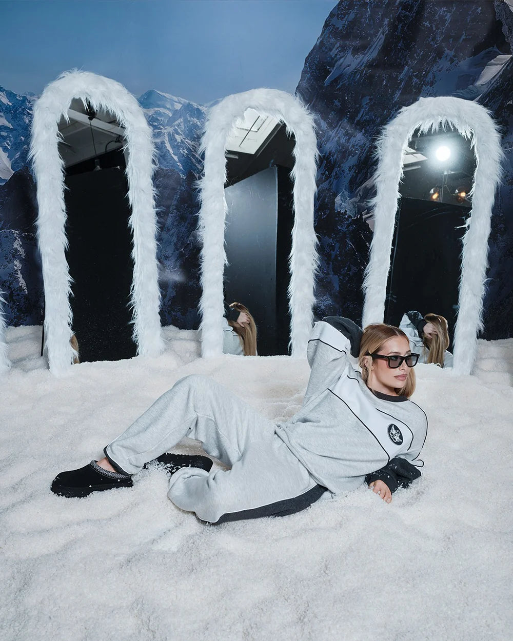 First Pick Heathered Paneled Kimmy Pant