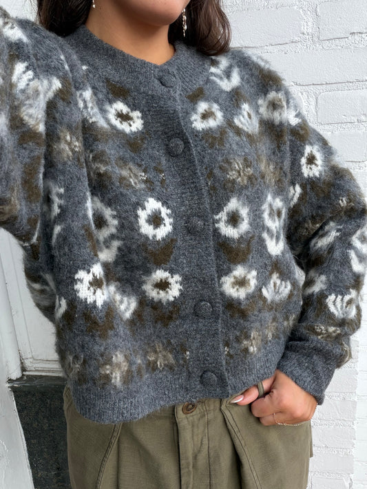 Fuzzy Nordic Sweater