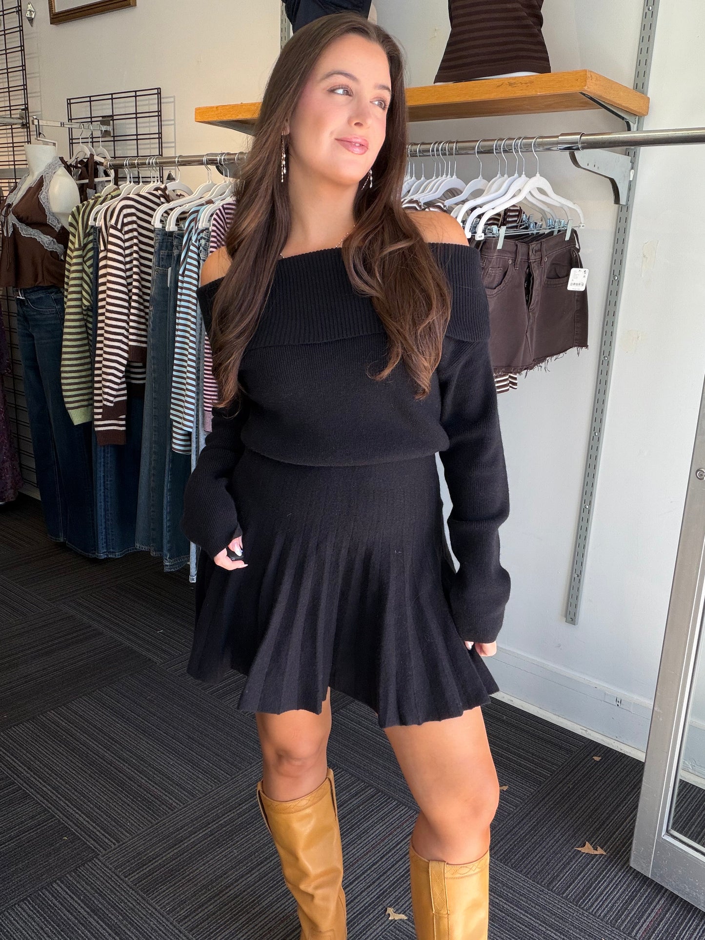 Malka Dress in Noir
