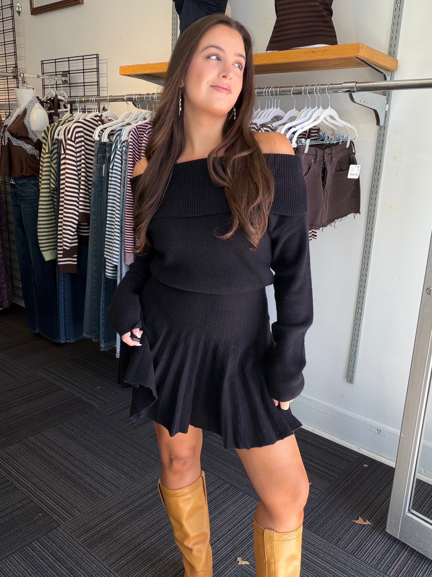 Malka Dress in Noir
