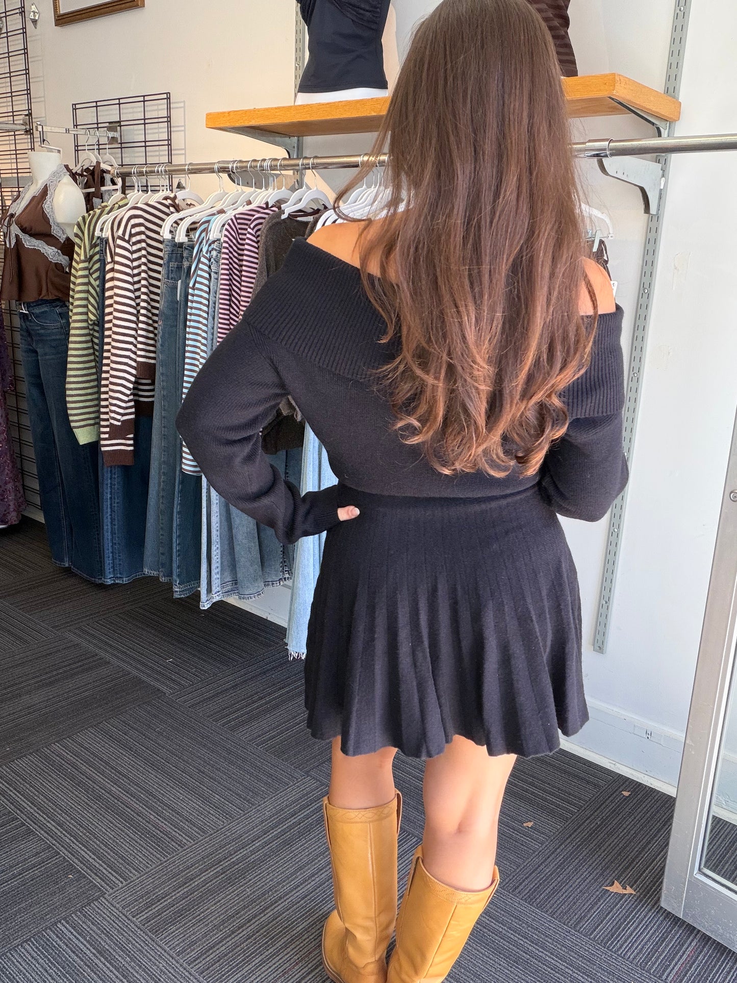 Malka Dress in Noir