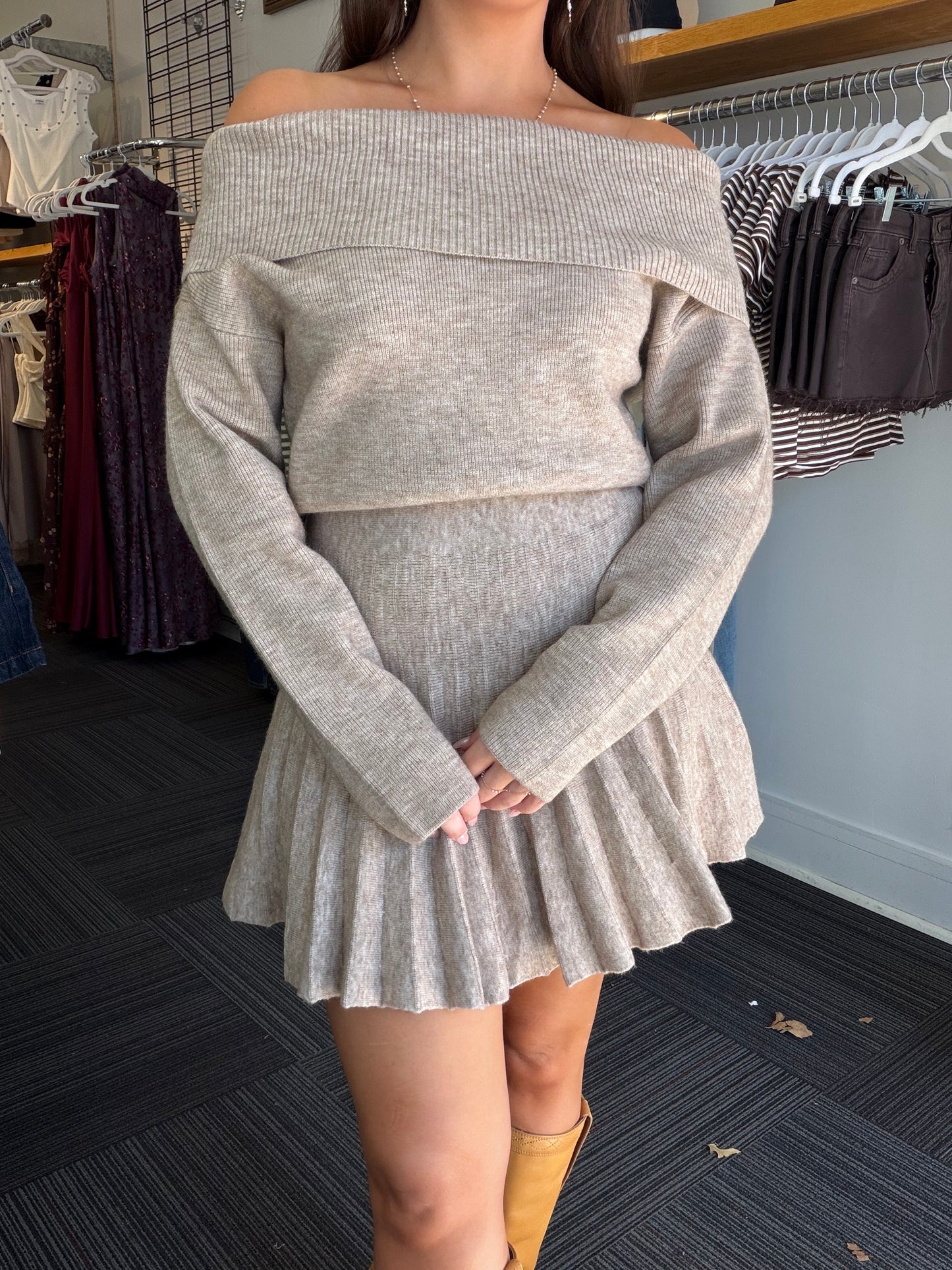 Malka Dress in Mocha