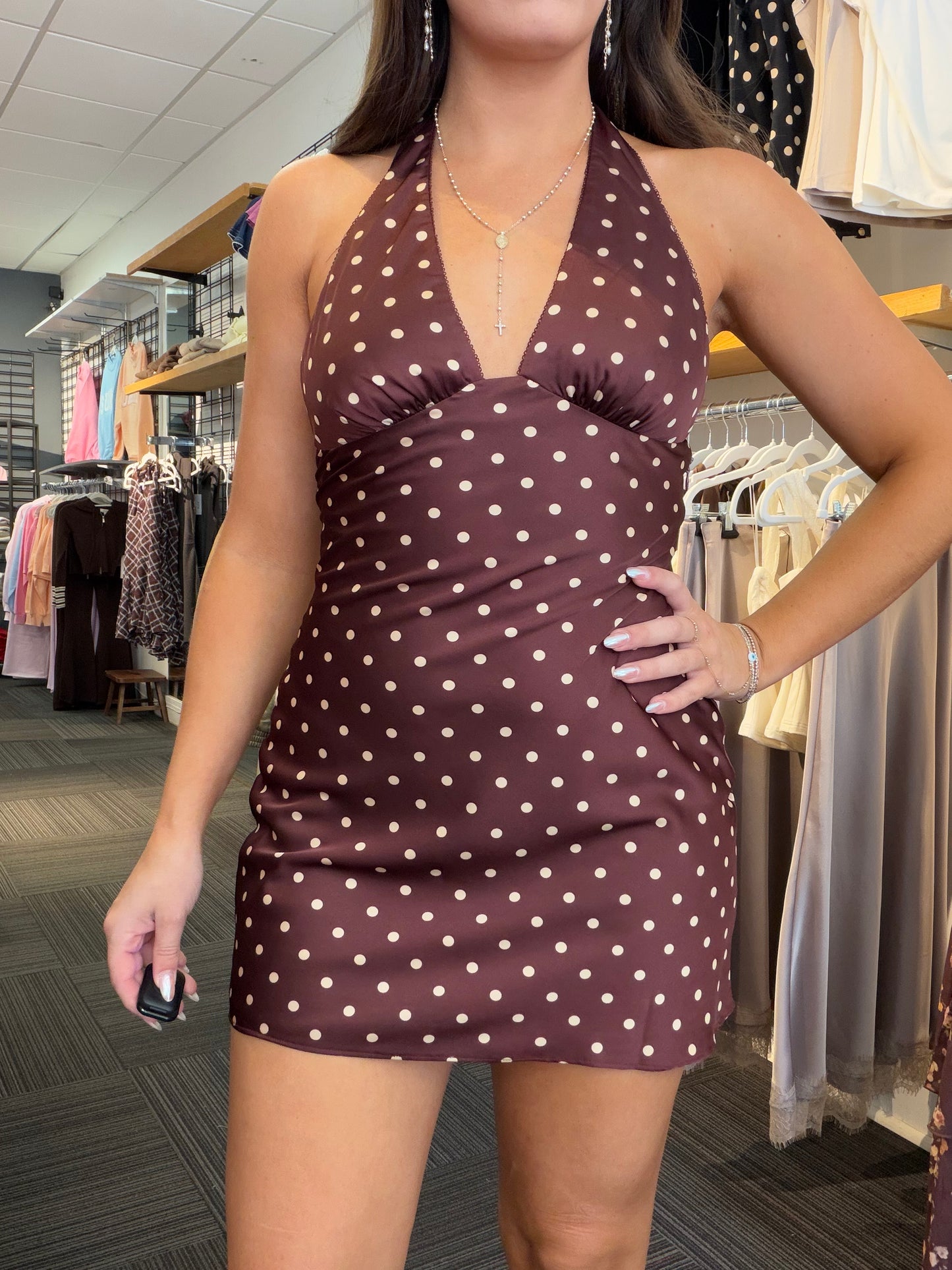 See You Out Polka Dot Dress
