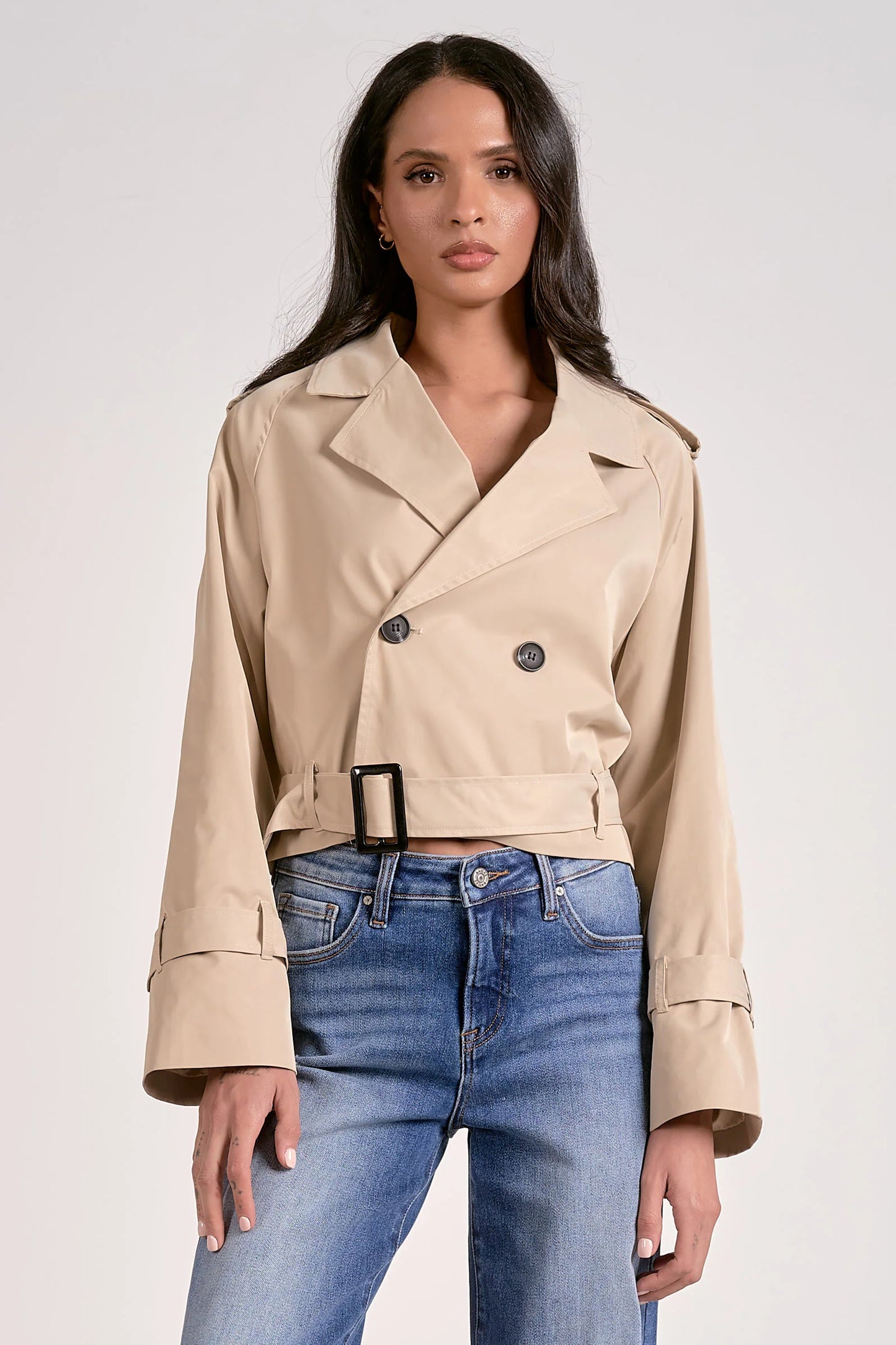 Kendall Cropped Trench