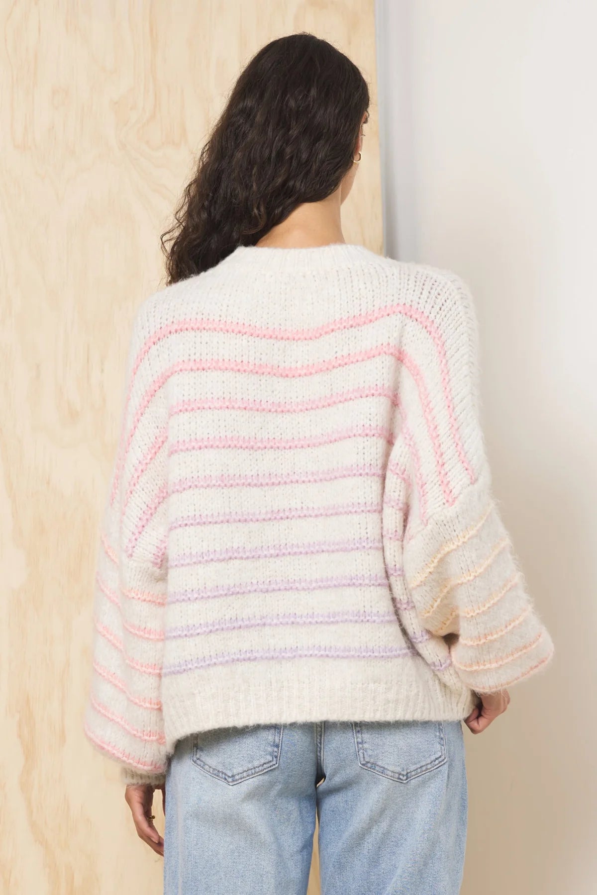 Ombré Striped Sweater