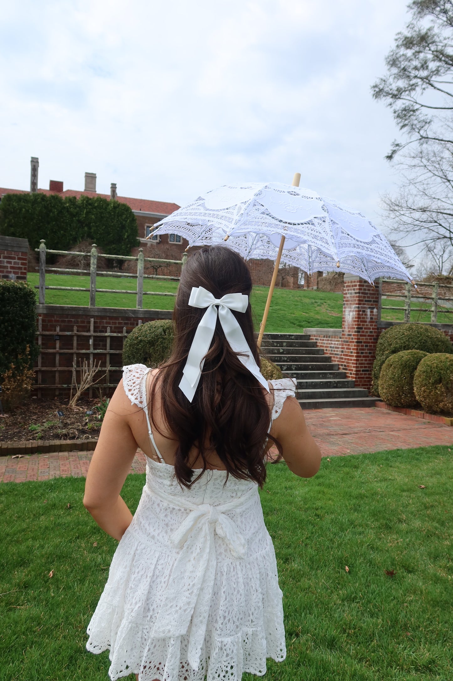 Aurora White Lace Dress