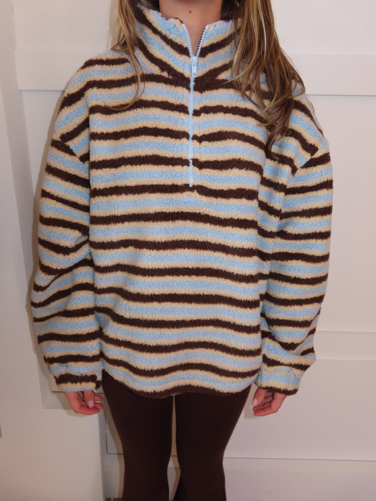 Cloud Striped Fleece