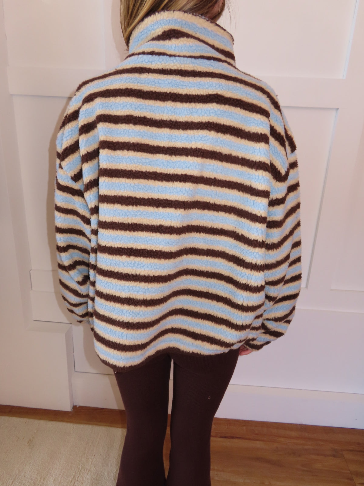 Cloud Striped Fleece