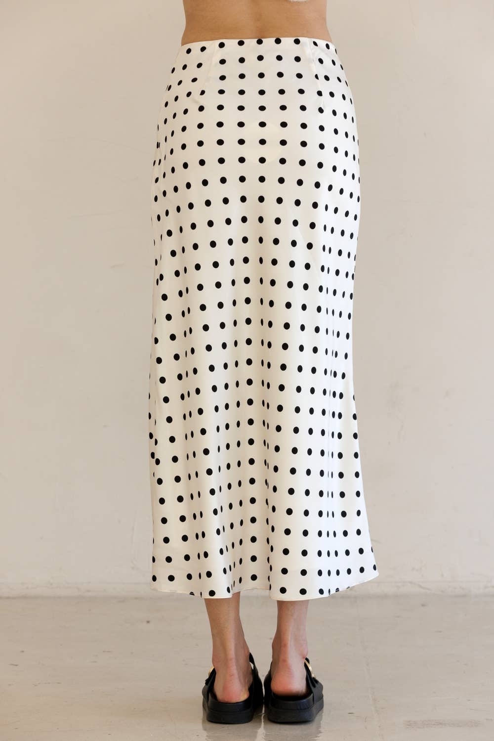 Parisian Polka Dot Maxi Skirt