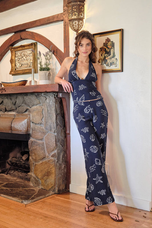 Sammy Shell Print Pants