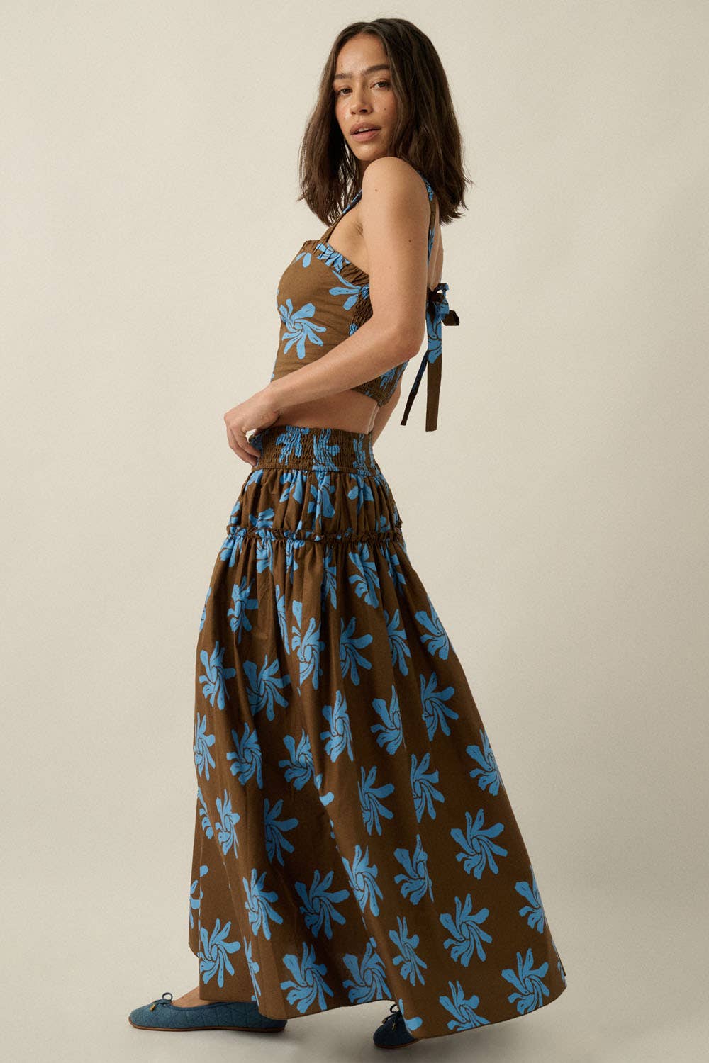 Azure Bloom Skirt