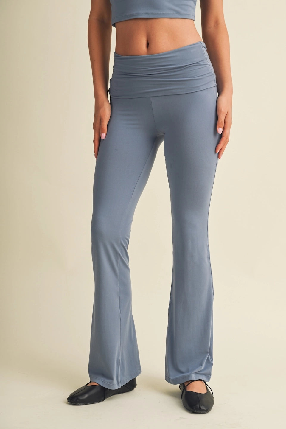 Off Duty Foldover Flare Pants
