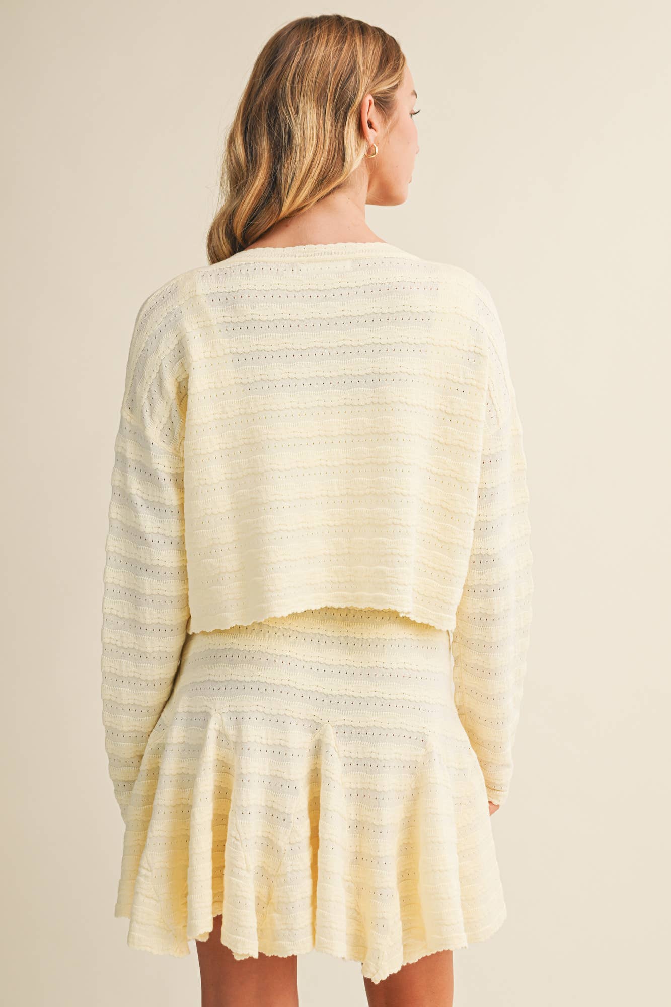 Butter Pointelle Cardigan