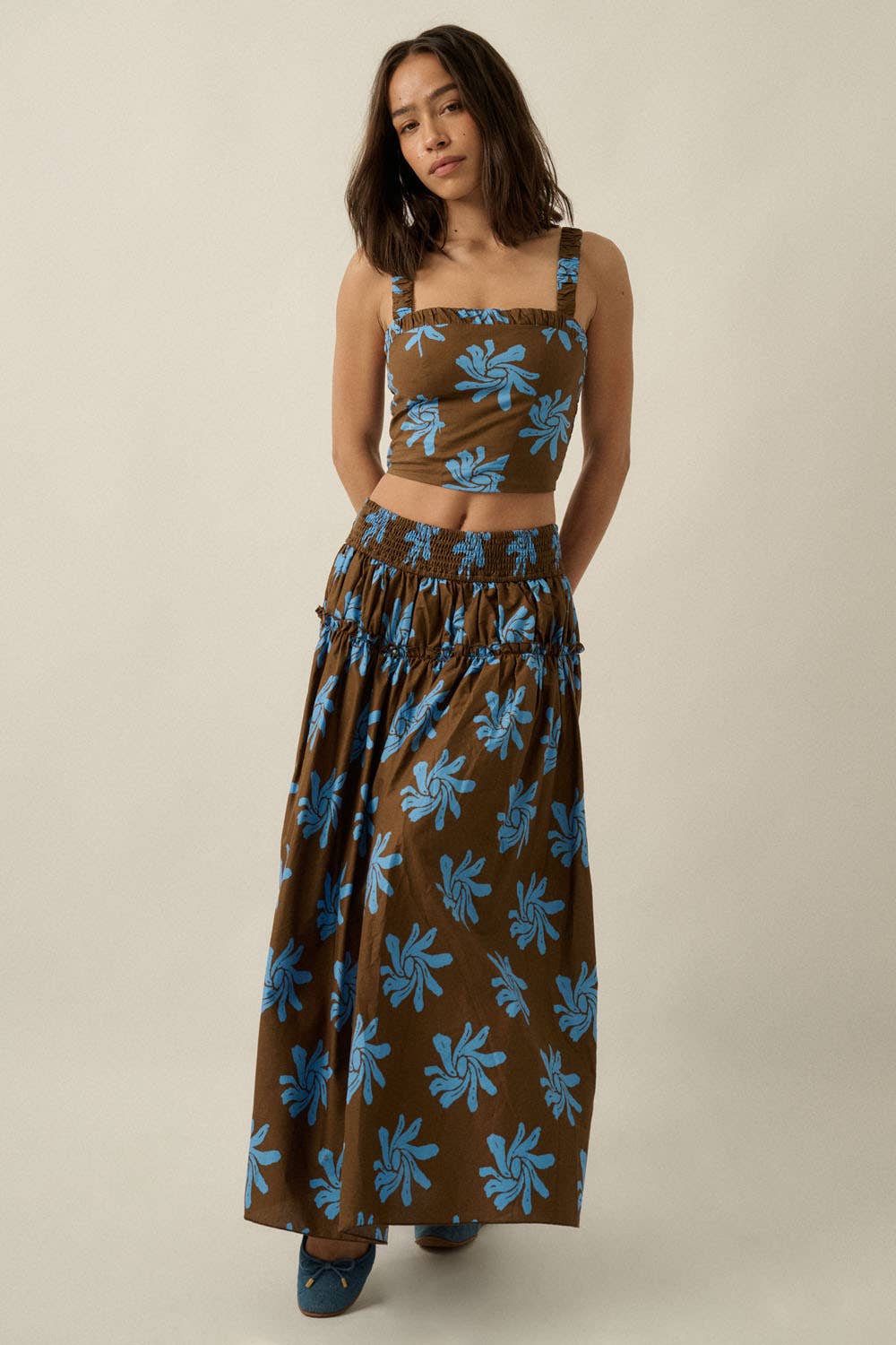 Azure Bloom Skirt