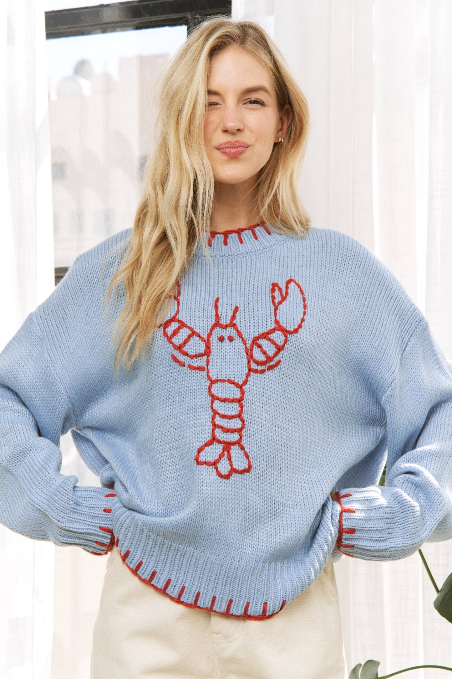 My Lovely Lobster Pullover