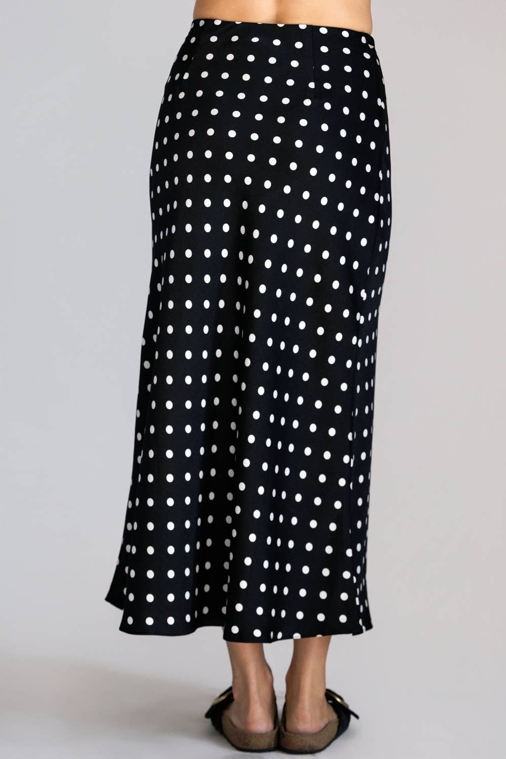 Parisian Polka Dot Maxi Skirt