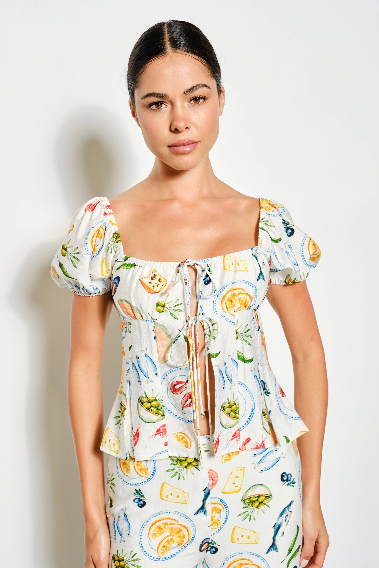 Maddox Picnic Print Top