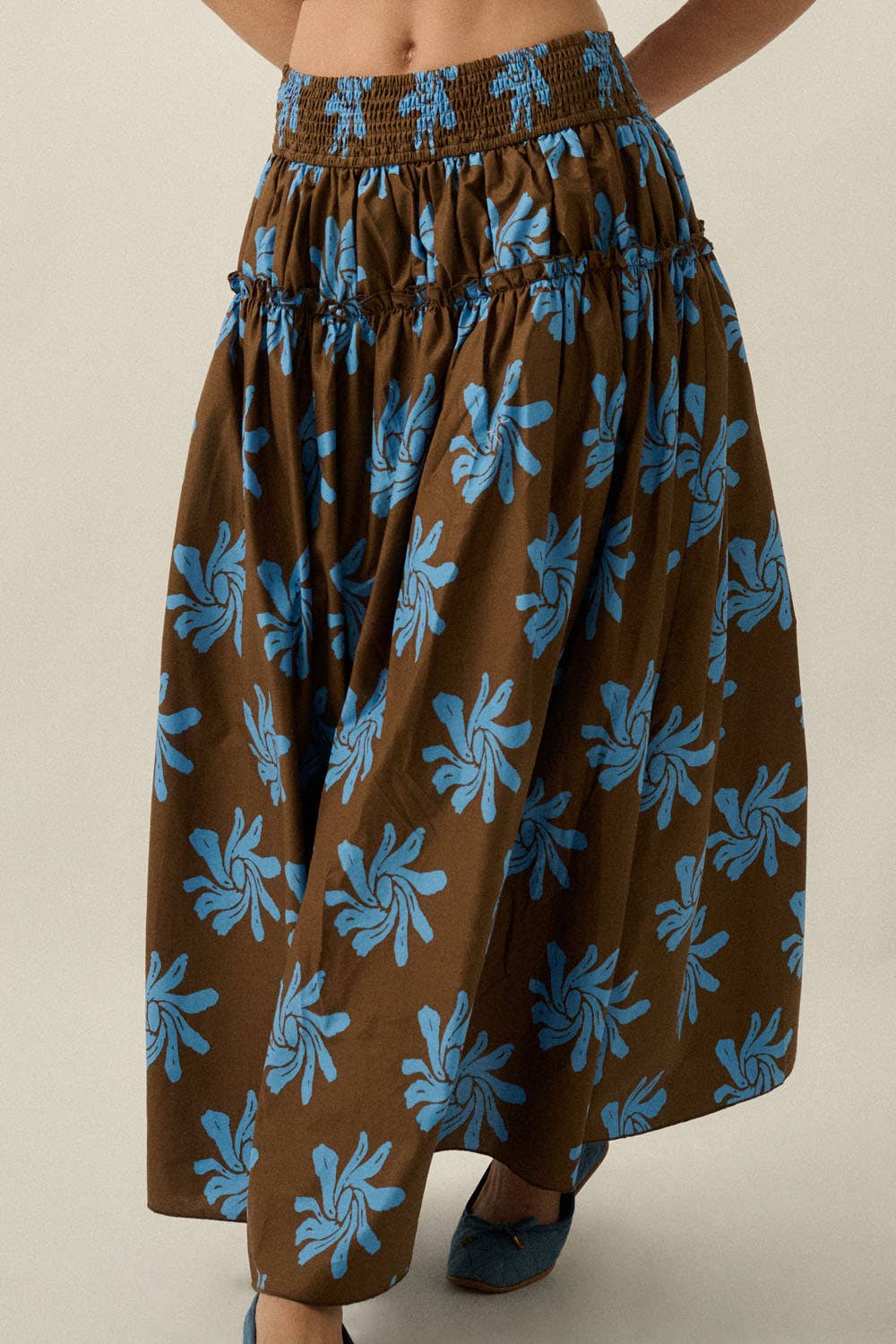 Azure Bloom Skirt