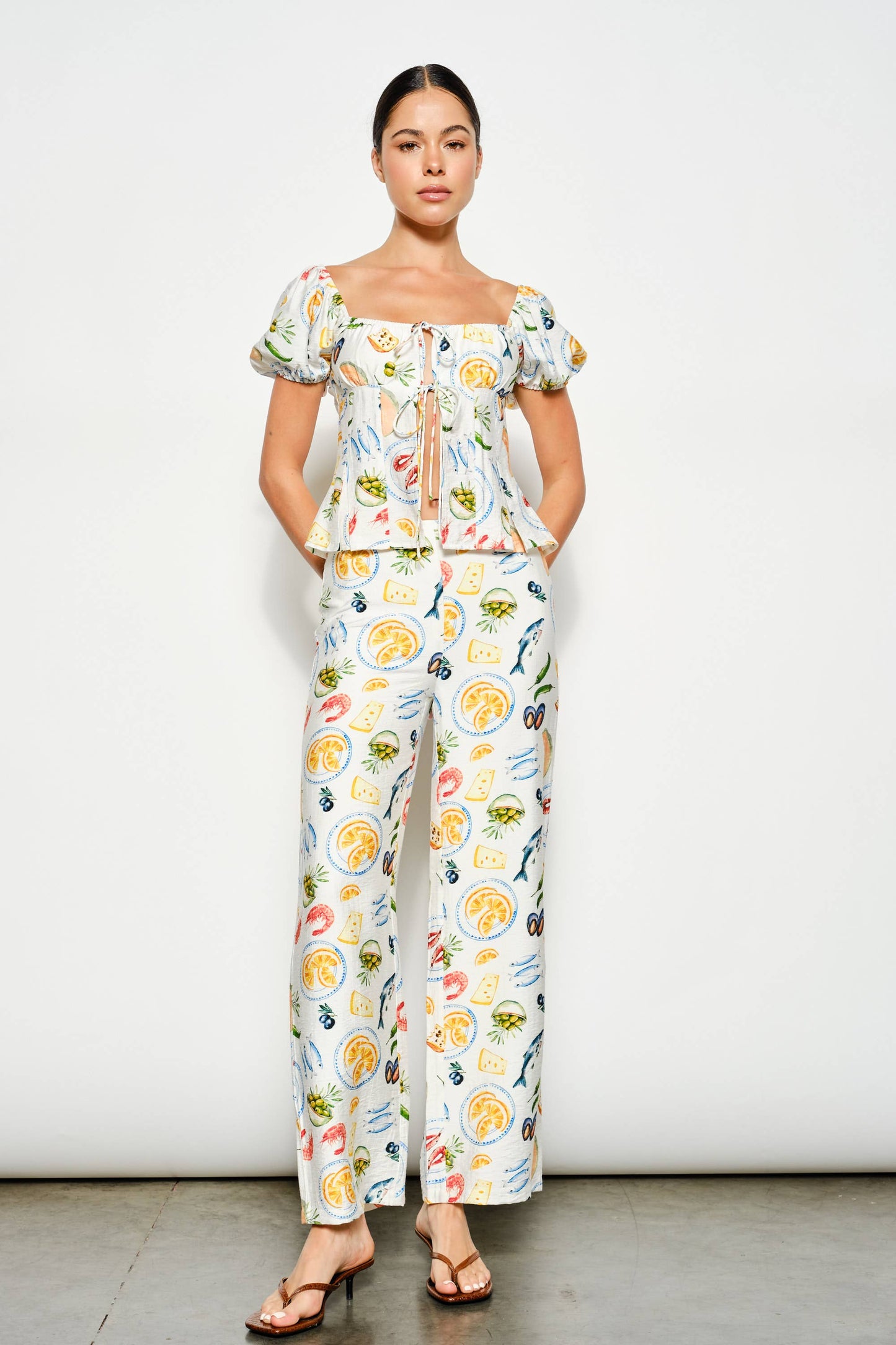 Maddox Picnic Print Top