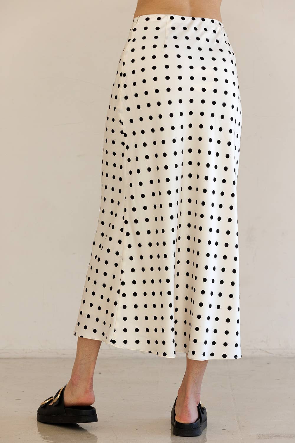 Parisian Polka Dot Maxi Skirt