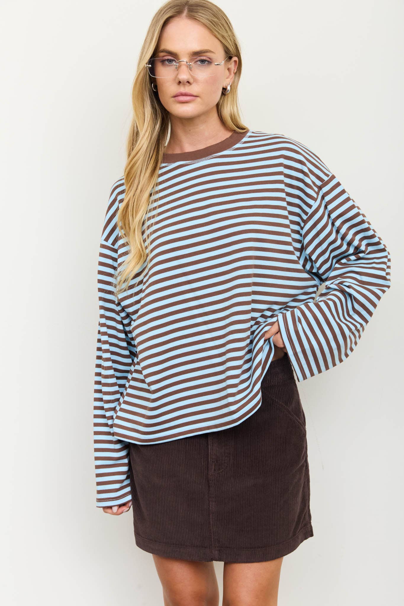 The Blue Hour Stripe Long Sleeve