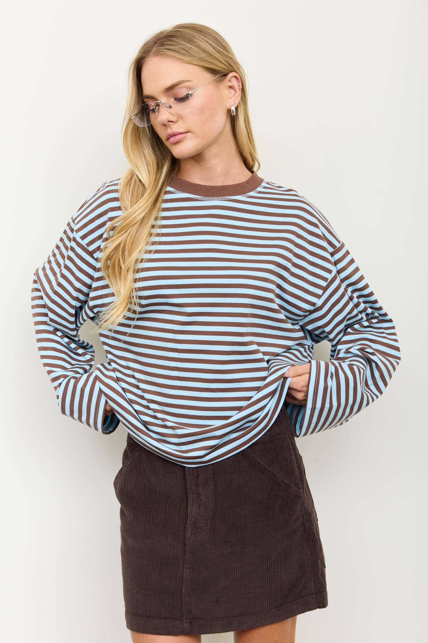 The Blue Hour Stripe Long Sleeve