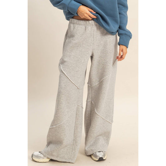 Relaxed-Fit Jogger Pants With Pocket Detail Grey