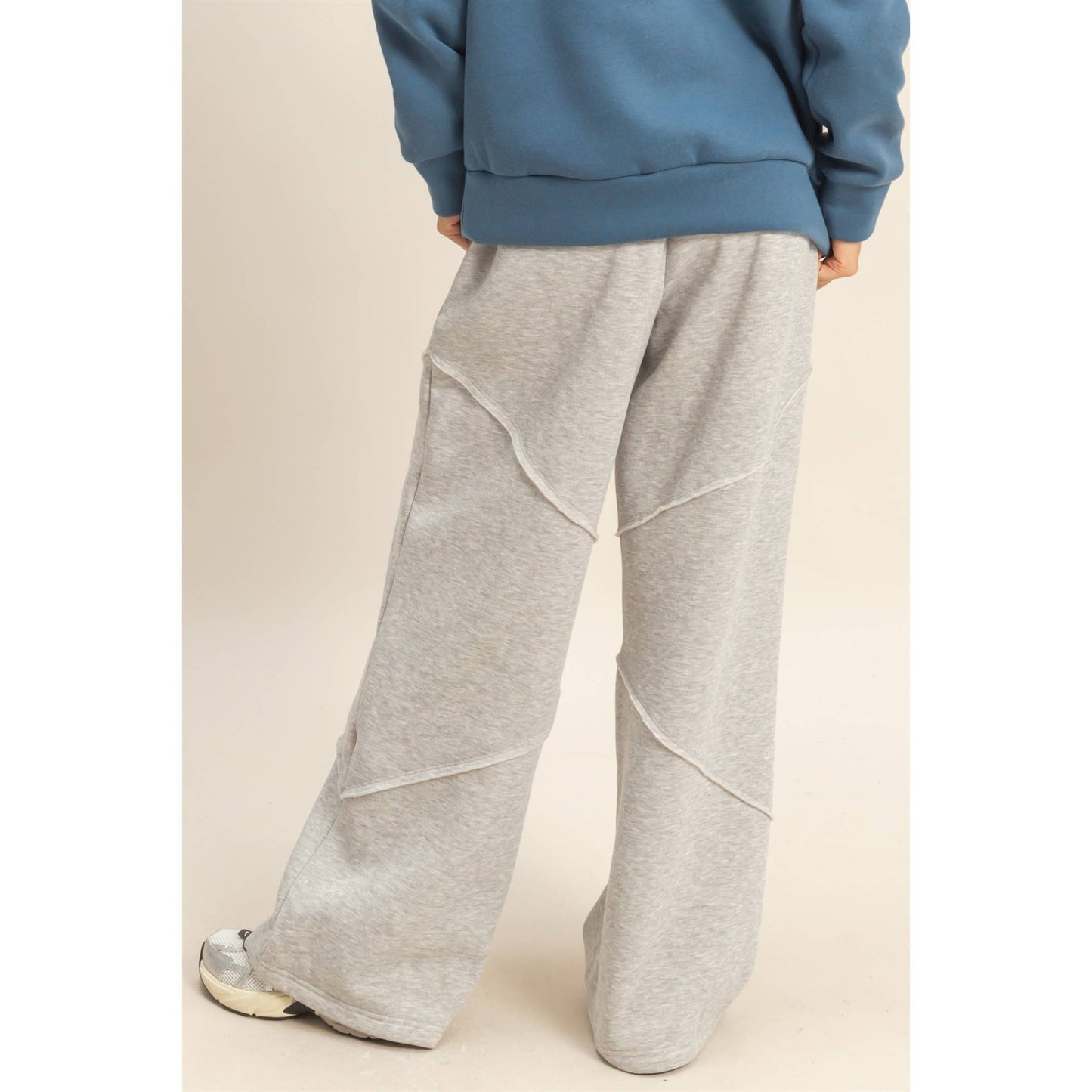 Relaxed-Fit Jogger Pants With Pocket Detail Grey