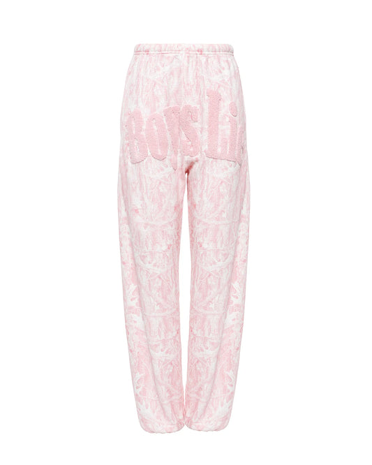 Pink Manhunt Racer Sweatpants